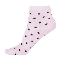 foto шкарпетки дитячі siela ks2 basic 001 white дрібний горошок, короткі, розмір 22