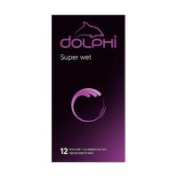 foto презервативи dolphi super wet супертонкі у силіконовому змащувачі, 12 шт