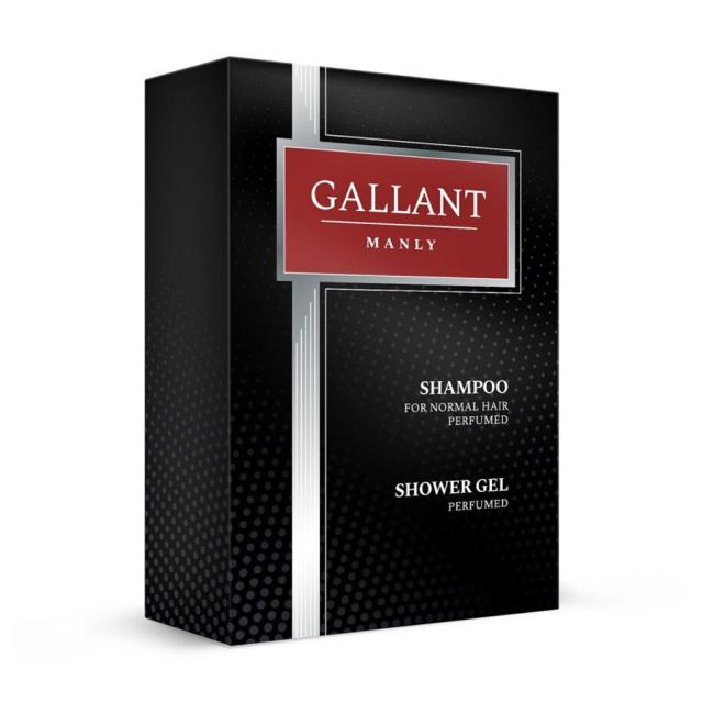 foto набір подарунковий чоловічий liora galant (шампунь, 250 мл + гель для душу, 250 мл)
