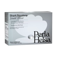 foto дієтична добавка в капсулах perla helsa shark squalene youth elixir еліксир молодості, сквален, 500 мг, 120 шт