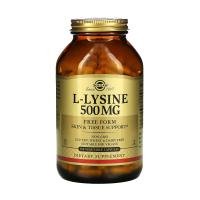 foto дієтична добавка амінокислота в капсулах solgar l-lysine l-лізин 500 мг, 250 шт