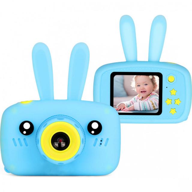 foto дитяча фотокамера baby photo camera rabbit (блакитний)