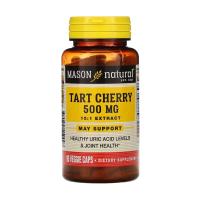 foto дієтична добавка в капсулах mason natural tart cherry вишневий екстракт 500 мг, 90 шт