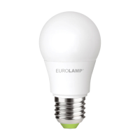 foto led-лампа eurolamp ecological series a50 7w e27 3000k, 1 шт