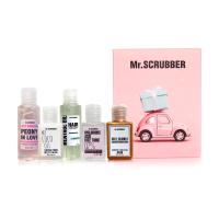 foto набір mr.scrubber travel box (універсальна олія + шампунь для волосся + гель для душу + шимер для тіла + тонік для обличчя)