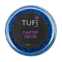 foto пісок для нігтів tufi profi 204 блакитний, 0.09 мм, 3 г (0089185)