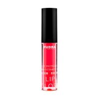 foto блиск для губ pudra cosmetics high shine lip gloss з протеїнами шовку та провітаміном b5, 24 briliant coral, 2.5 г