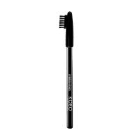 foto олівець для брів kobo professional eyebrow pencil зі щіточкою, 301 black, 1.2 г