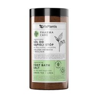 foto регенерувальна сольова ванночка для ніг pharma care foot bath salt зелений чай та мочевина, 560 г