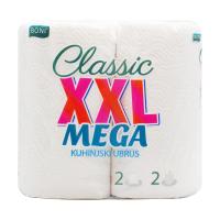 foto паперові рушники boni classic xxl mega білі, 2-шарові, 2 рулони