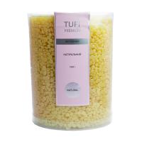 foto гарячий полімерний віск для депіляції tufi profi premium hot film wax у гранулах, натуральний, 1 кг
