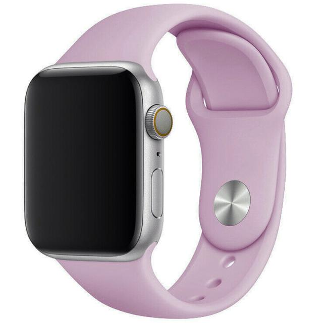 foto силиконовый ремешок для apple watch 38mm / 40mm (лиловый / lilac pride)