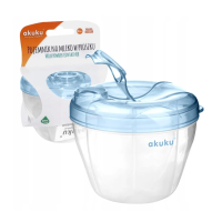 foto контейнер для сухого молока akuku блакитний, 4 секції (a0461)