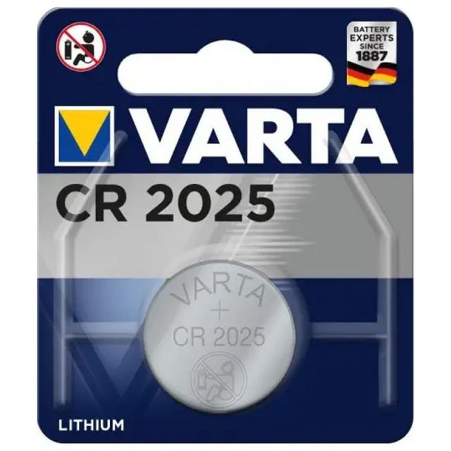 foto батарейка varta cr 2025 bli 1 lithium (6025)