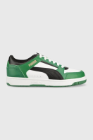 foto кросівки puma rebound joy low колір зелений