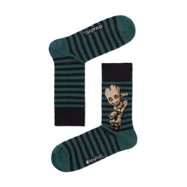 foto шкарпетки чоловічі diwari marvel грут 17с-140спм 082 високі, темно-бірюзові, розмір 25
