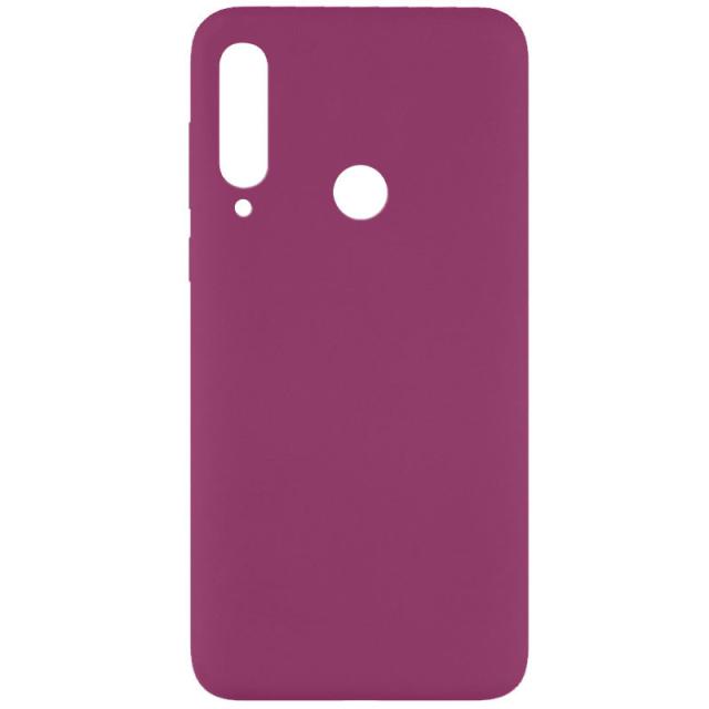 foto чохол silicone cover full without logo (a) для huawei y6p (бордовий / marsala)