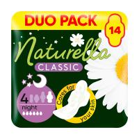 foto прокладки гігієнічні для критичних днів naturella classic night duo, нічні, 14 шт