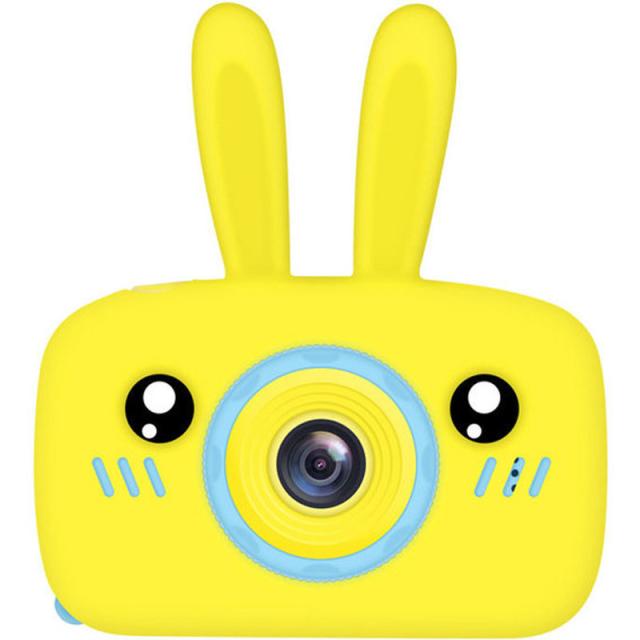 foto детская фотокамера baby photo camera rabbit (желтый)
