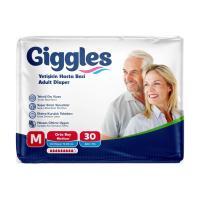 foto підгузки для дорослих giggles розмір m (70-120 см), 30 шт