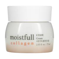 foto крем для обличчя etude house moistfull collagen cream з колагеном, 75 мл
