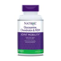 foto харчова добавка в таблетках natrol glucosamine, chondroitin & msm глюкозамін, хондроїтин та метилсульфонілметан, 90 шт