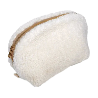 foto косметичка miso your favourite bag teddy біла, середня, трикутна, 25*14*15 см (ww001-1)