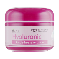 foto крем для обличчя ekel hyaluronic ample intensive cream з гіалуроновою кислотою, 100 мл