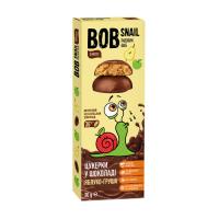 foto натуральні цукерки bob snail яблучно-грушеві в бельгійському  молочному шоколаді, 30 г