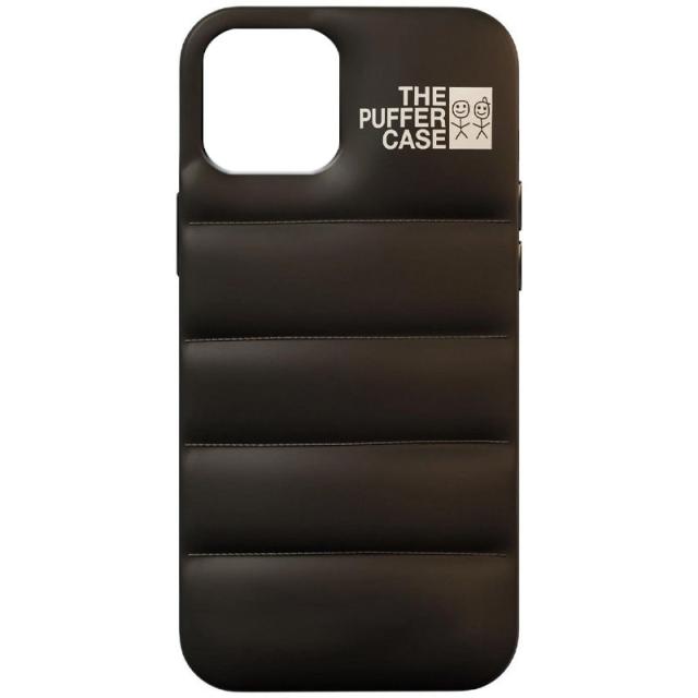 foto чохол-пуховик puffer case для apple iphone 13 (6.1") (чорний)