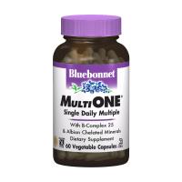 foto харчова добавка в гелевих капсулах bluebonnet nutrition multione мультивiтамiни з залiзом, 60 шт