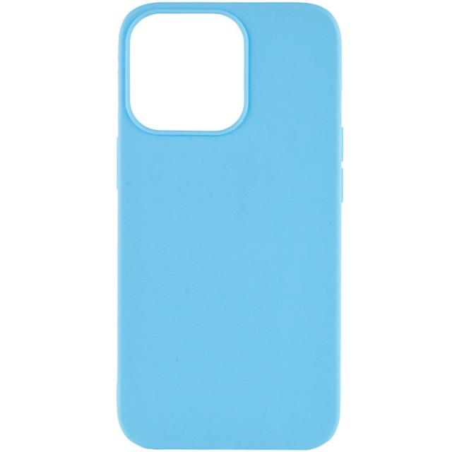 foto силіконовий чохол candy для apple iphone 13 mini (5.4") (блакитний)