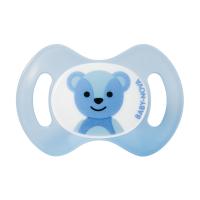 foto пустушка латексна baby-nova teddy ортодонтична, блакитна, від 0 до 2 місяців (3966388)