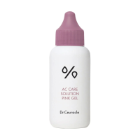 foto себорегулювальний очищувальний гель для вмивання dr.ceuracle ac care solution pink gel, 50 мл