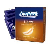 foto презервативи contex lights особливо тонкі для більшої чутливості, 3 шт