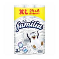 foto туалетний папір familia toilet paper xl promo pack, 3-шаровий, 150 відривів, 30 рулонів