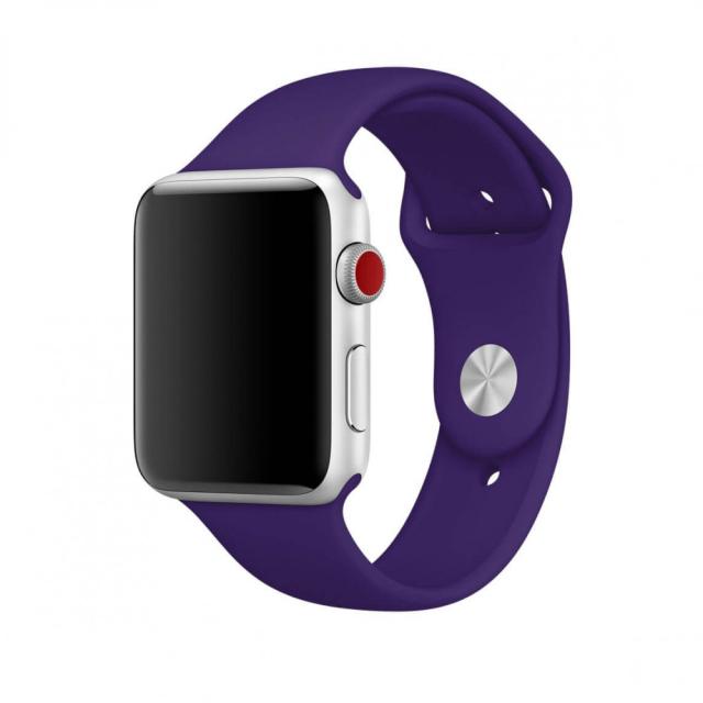 foto силиконовый ремешок для apple watch 38mm / 40mm (фиолетовый / ultra violet)