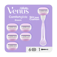 foto cтанок для гоління жіночий venus comfortglide breeze з 6 змінними картриджами
