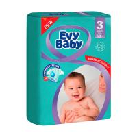 foto підгузки evy baby розмір 3, (5-9 кг), 68 шт