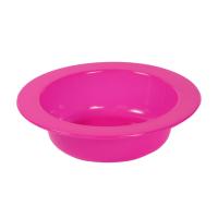 foto тарілка глубока для годування курносики від 6 місяців, рожева, 150 мл (7054)