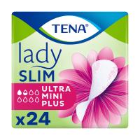 foto прокладки урологічні жіночі tena lady slim ultra mini plus, 24 шт