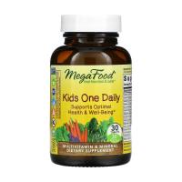 foto дієтична добавка мультивітаміни та мінерали в таблетках megafood kids one daily для дітей, 30 шт