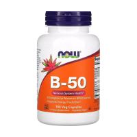 foto дієтична добавка вітаміни в капсулах now foods b-50 комплекс b-50, 100 шт