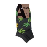 foto шкарпетки чоловічі amigo короткі, конопля, розмір 25