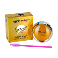 foto мило-фіксатор для укладання брів nikk mole brow soap orange, 15 г