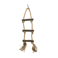 foto іграшка для птахів trixie natural living драбинка мотузкова, 40 см (5186)
