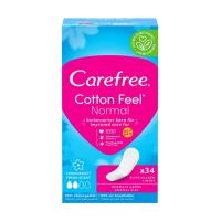 foto щоденні гігієнічні прокладки carefree cotton feel normal, 34 шт