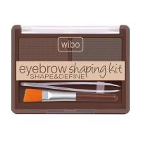 foto набір для брів wibo eyebrow shaping kit, 2 dark, 5 г