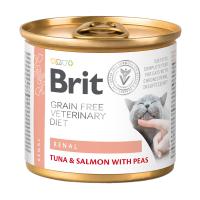 foto вологий корм brit veterinary diet renal для кішок з хронічною нирковою недостатністю, 200 г