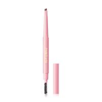 foto водостійкий олівець для брів pinkflash waterproof auto eyebrow pencil 02 chocolate brown, 0.2 г